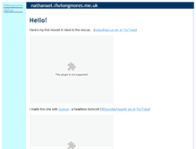 Tablet Screenshot of nathanael.thelongmores.me.uk